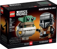 LEGO® BrickHeadz 75317 Der Mandalorianer™ und das Kind