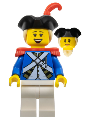 LEGO® Minifigur Imperiale Offizierin aus dem Set 10320 Eldorado-Festung
