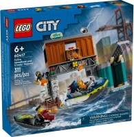 LEGO® City 60417 Polizeischnellboot und Ganovenversteck